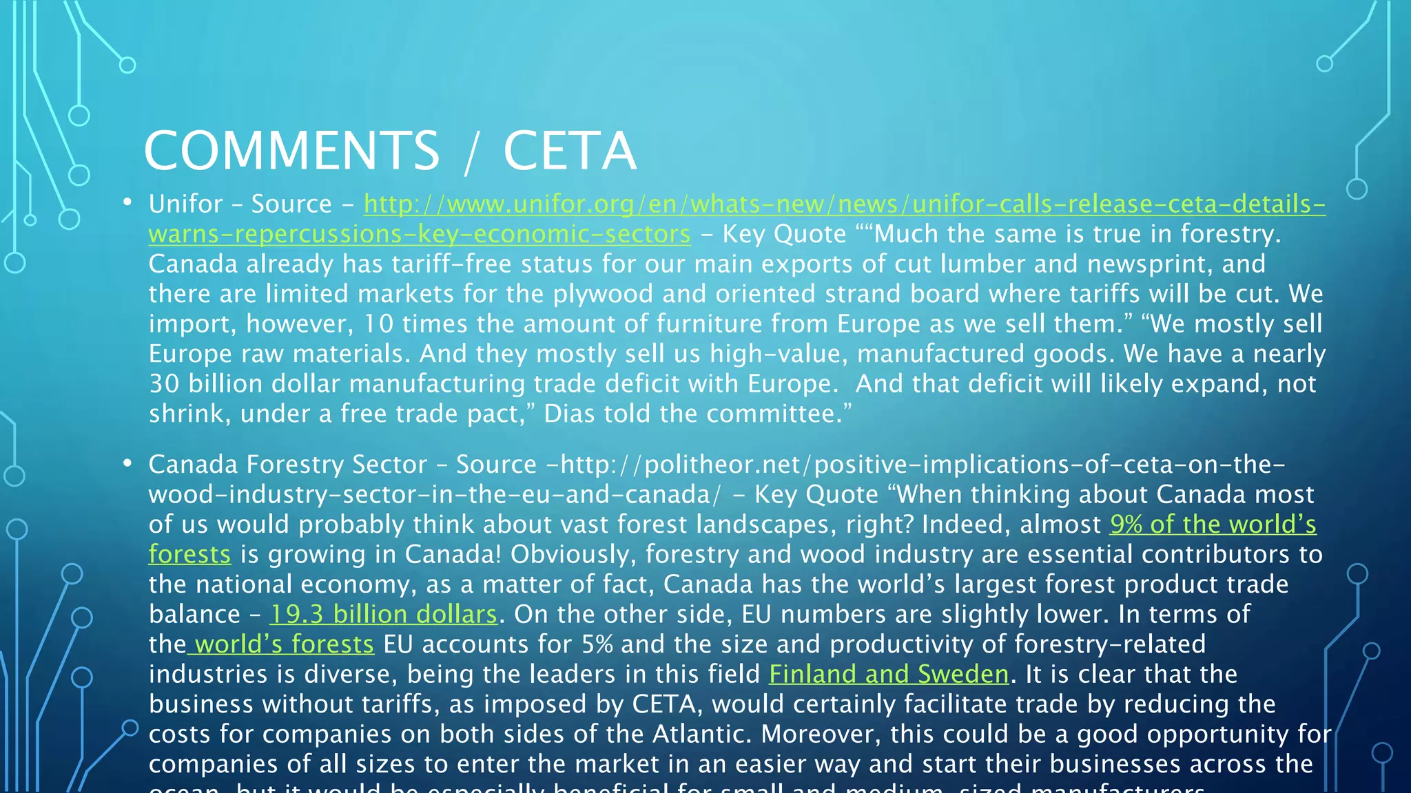 What is CETA (Comprehensive Economic and Trade) and what does it mean ...