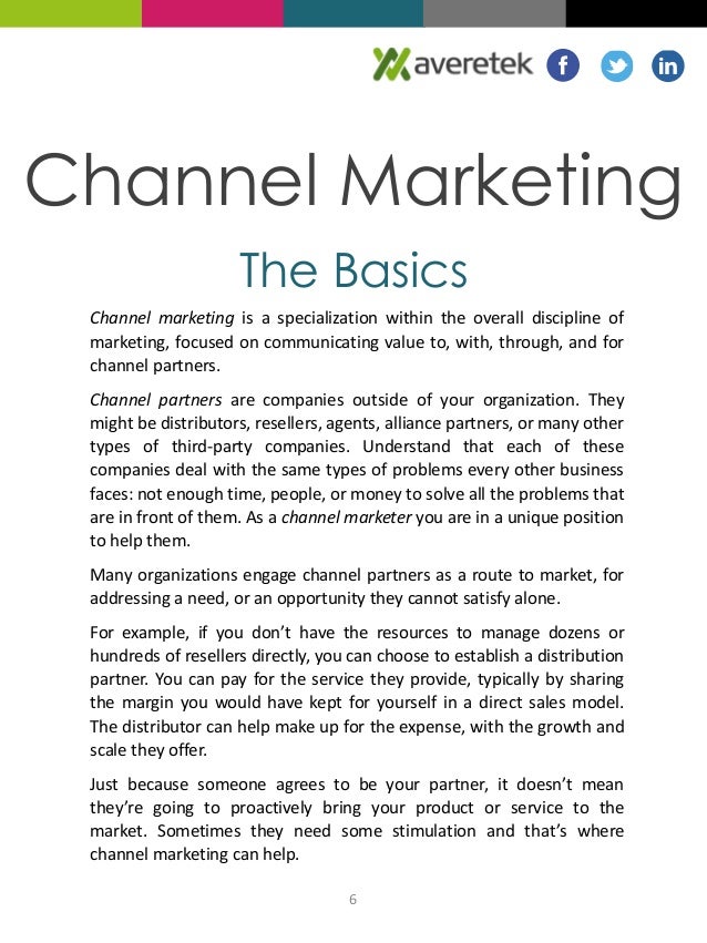 channel to market