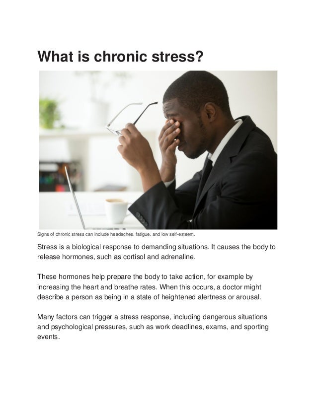 What Is Chronic Stress 