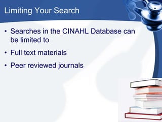 What Is Cinahl | PPTX