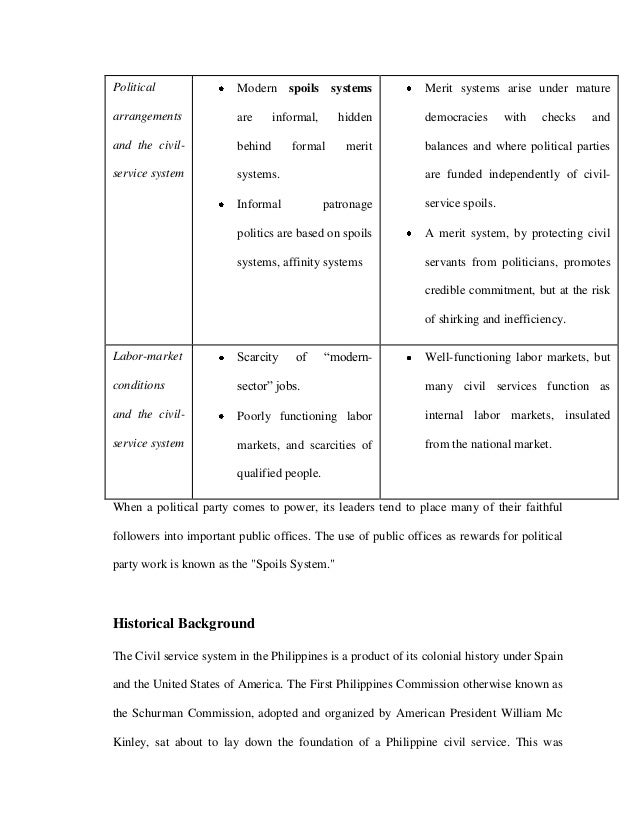 What is civil service