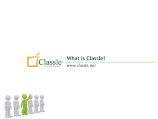 What is Classle?
www.classle.net
 