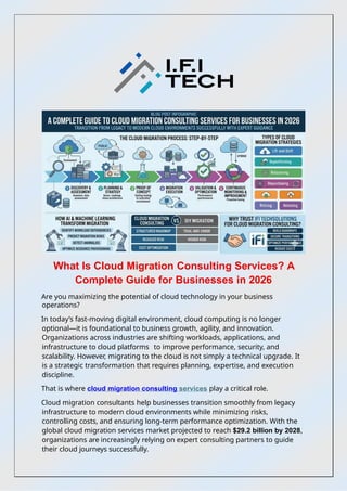 Cloud Migration Consulting Services Guide 2026 | IFI Techsolutions | PPTX
