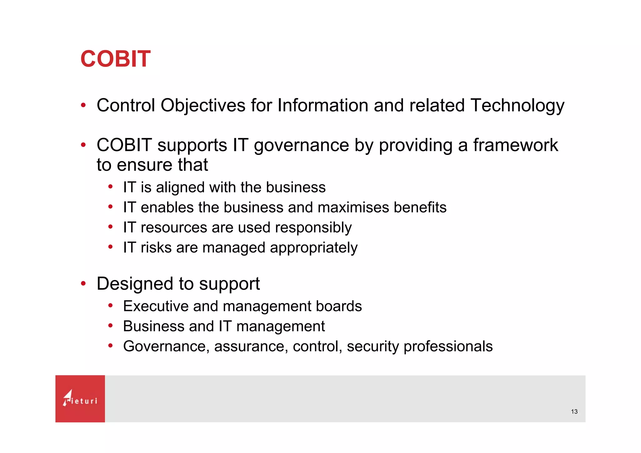 What is Cobit