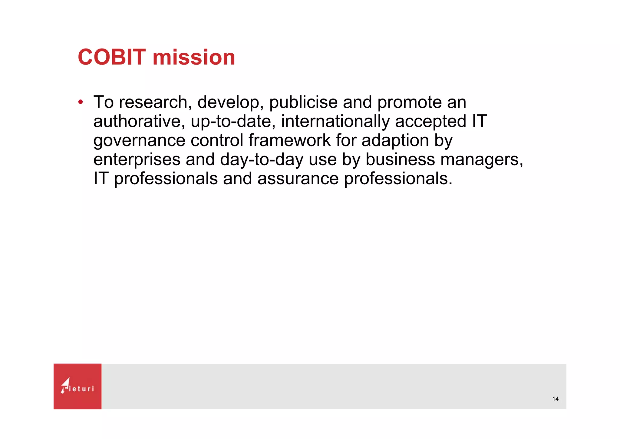 What is Cobit