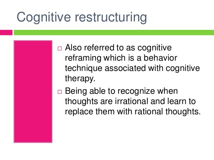 What Is Cognitive Restructuring What Is Cognitive Restructuring