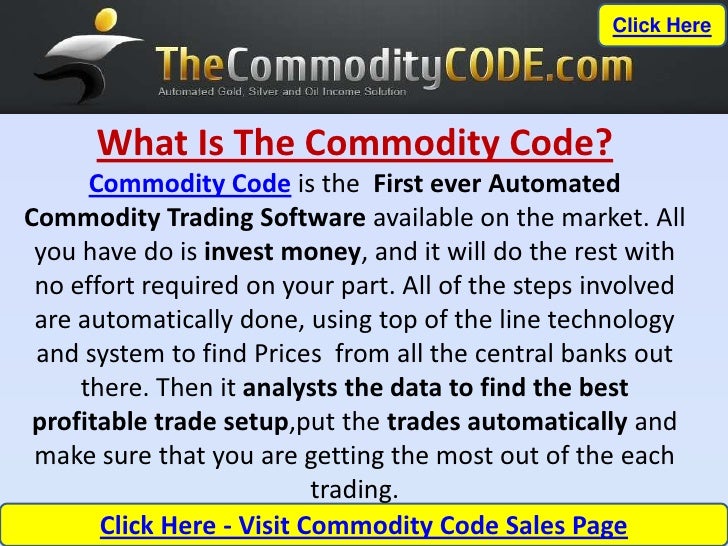 What Is Commodity Code?