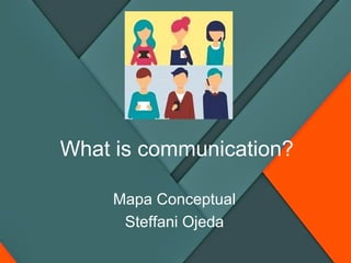 What is communication?
Mapa Conceptual
Steffani Ojeda
 