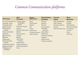 What is communication mix and how should it be set | PPTX