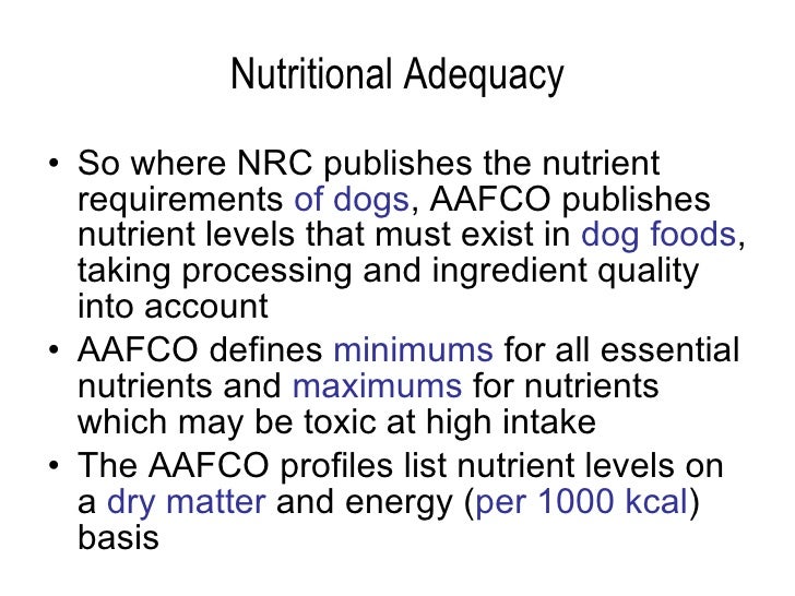 What Is Complete And Balanced Nutrition For Dogs