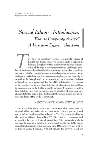 Complex Science Topic Example What Is Complexity Science? A View from Different Directions.pdf