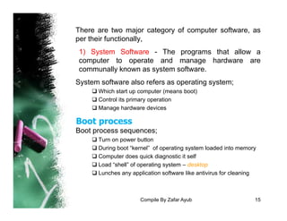 computer software types explained | pdf | embedded... What is computer? | PDF
