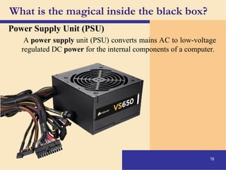 Computer Power Input Comprehensive Introduction to Computers: Types, Components, and ...