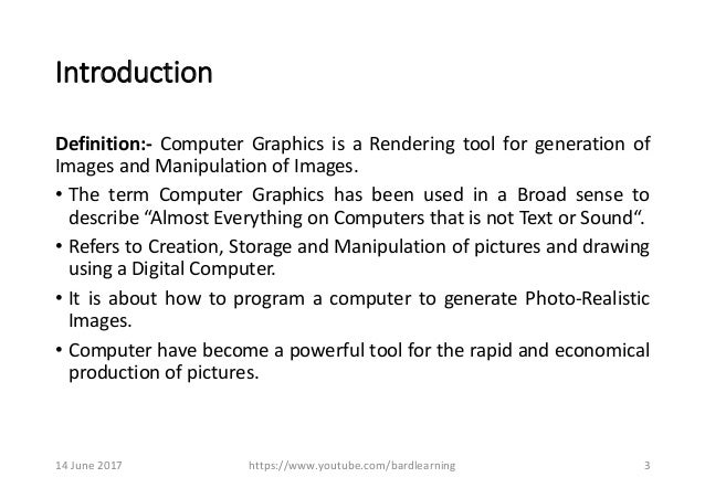 Introduction and Application of Computer Graphics.