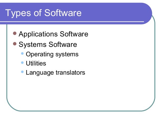 What is computer software