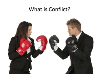What is Conflict?
 