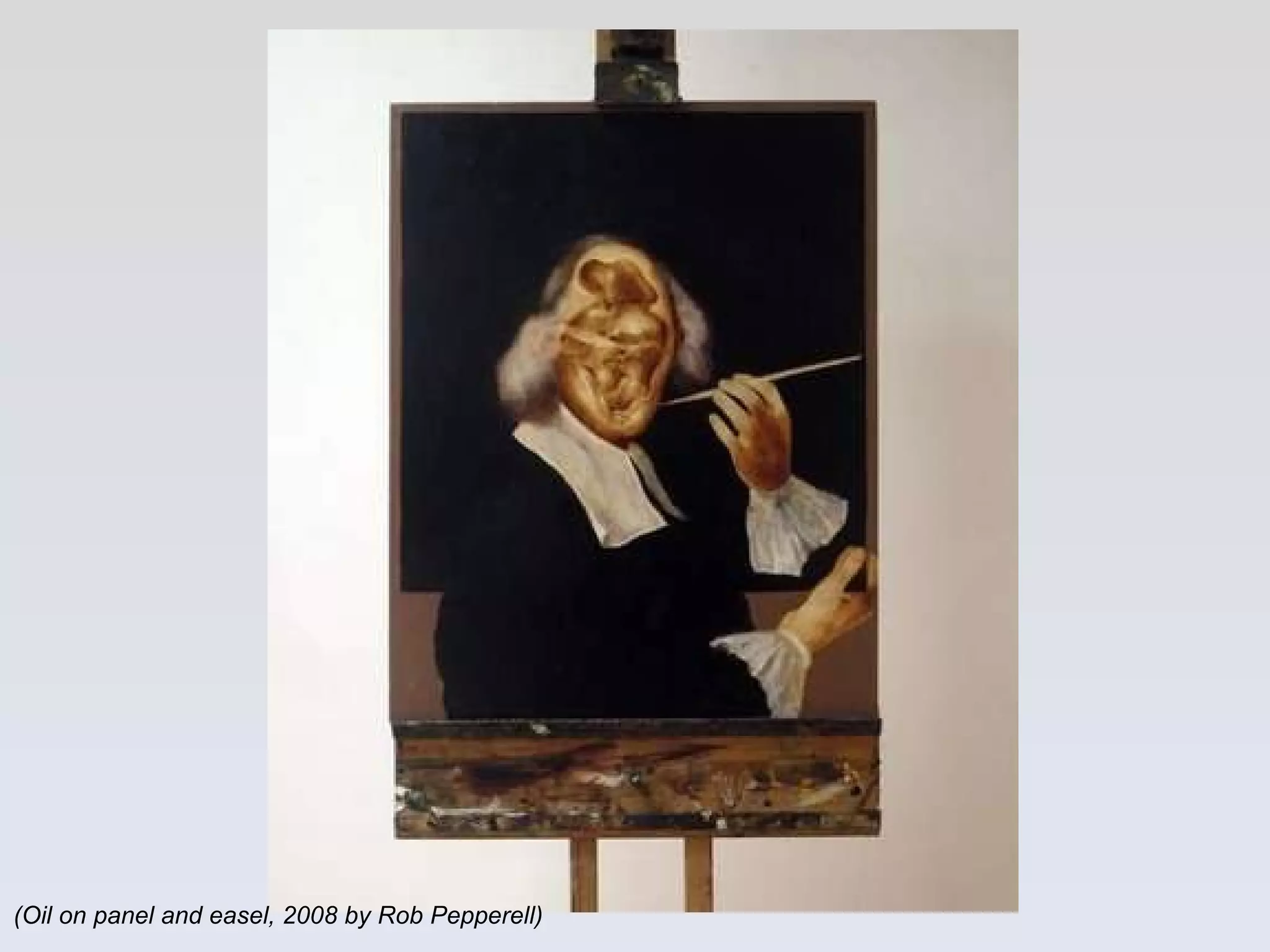 (Oil on panel and easel, 2008 by Rob Pepperell) 