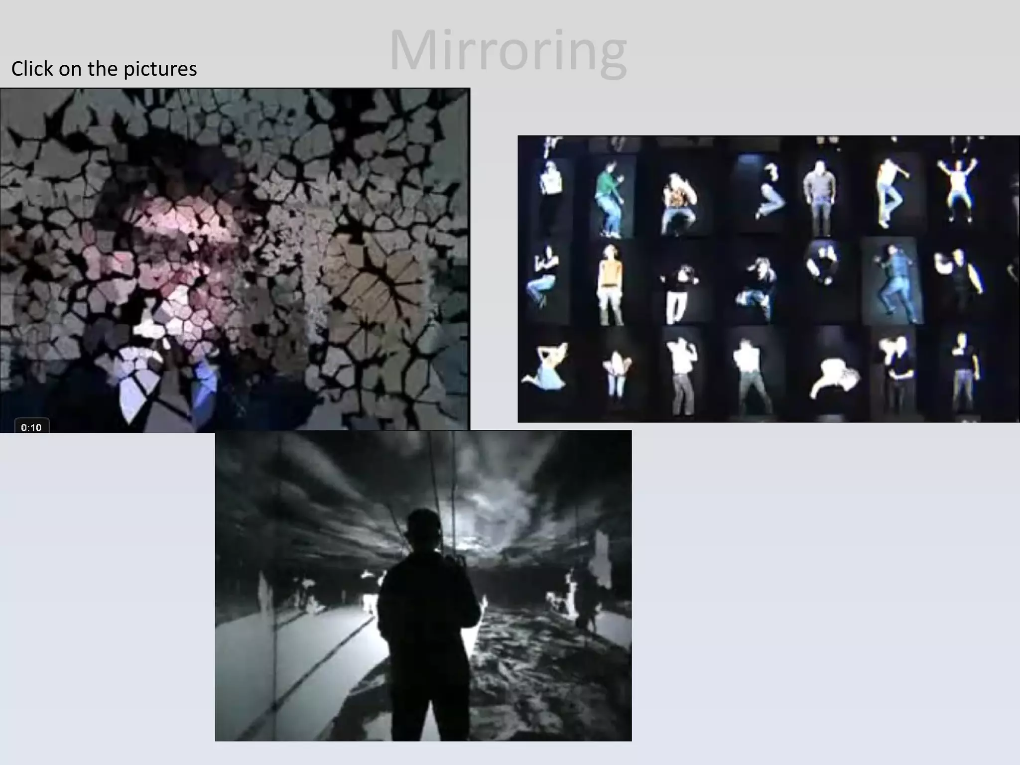 Mirroring  Click on the pictures 