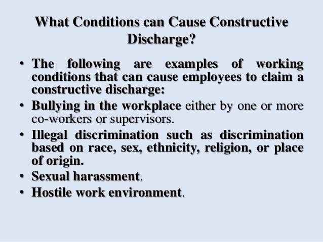 What Is Constructive Discharge what-is-constructive-discharge