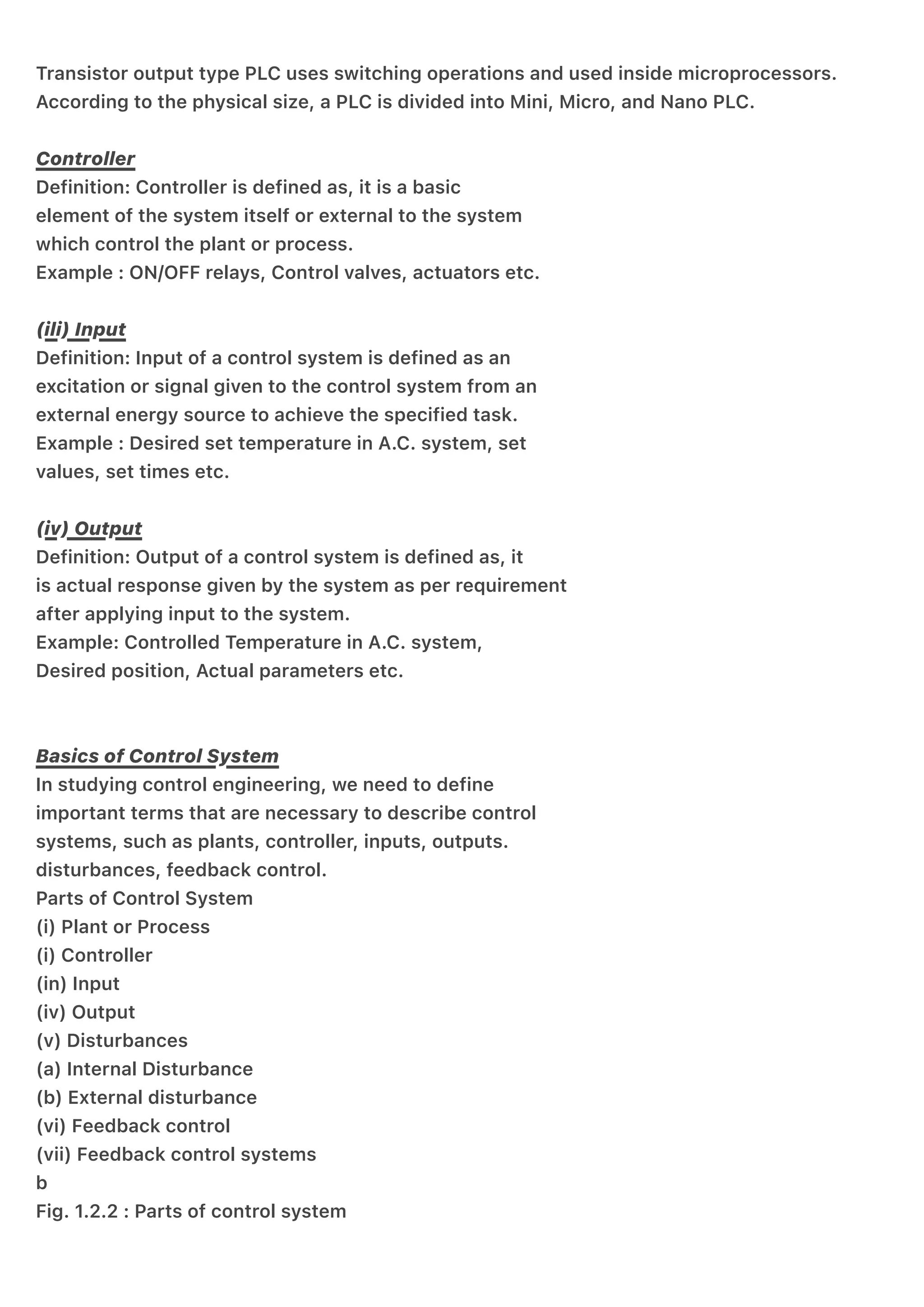 What is control system | PDF
