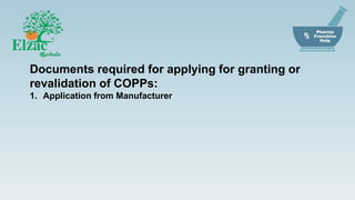 What is COPPs? How to apply for COPPs (Certificate of Pharmaceutical ...