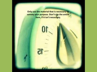 Key Points about Fair UseIt is situationalContext is criticalIt is not a defense…it is a right. Don’t let administrators pressure you into doing something that you know is illegal. Have a copy of the schools fair use policy on hand to use as a reference. 