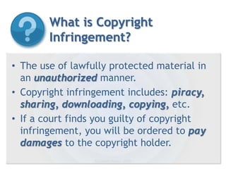 Only the author (or those to whom the author has given rights) can use the work lawfully.