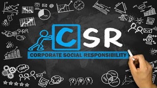 CORPORATE
SOCIAL
RESPONSIBILIT
Y
It is a business approach
that contributes to
sustainable development
by delivering econ...
