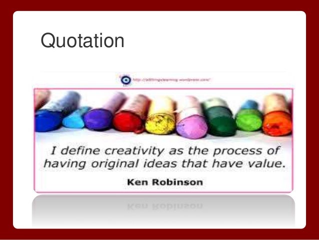 Original and creative thinking essay