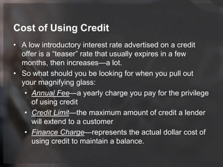 What Is Credit | PPTX