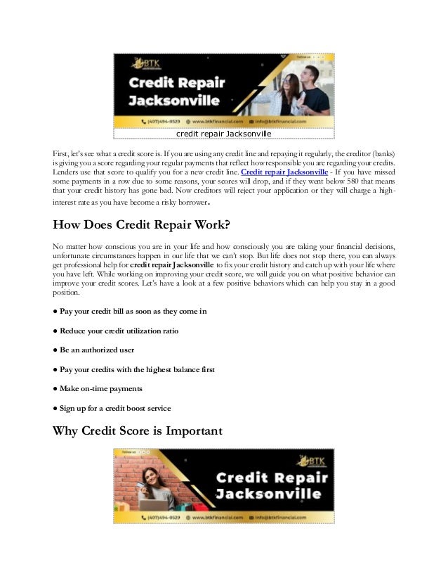What Is Credit Repair Jacksonville pdf