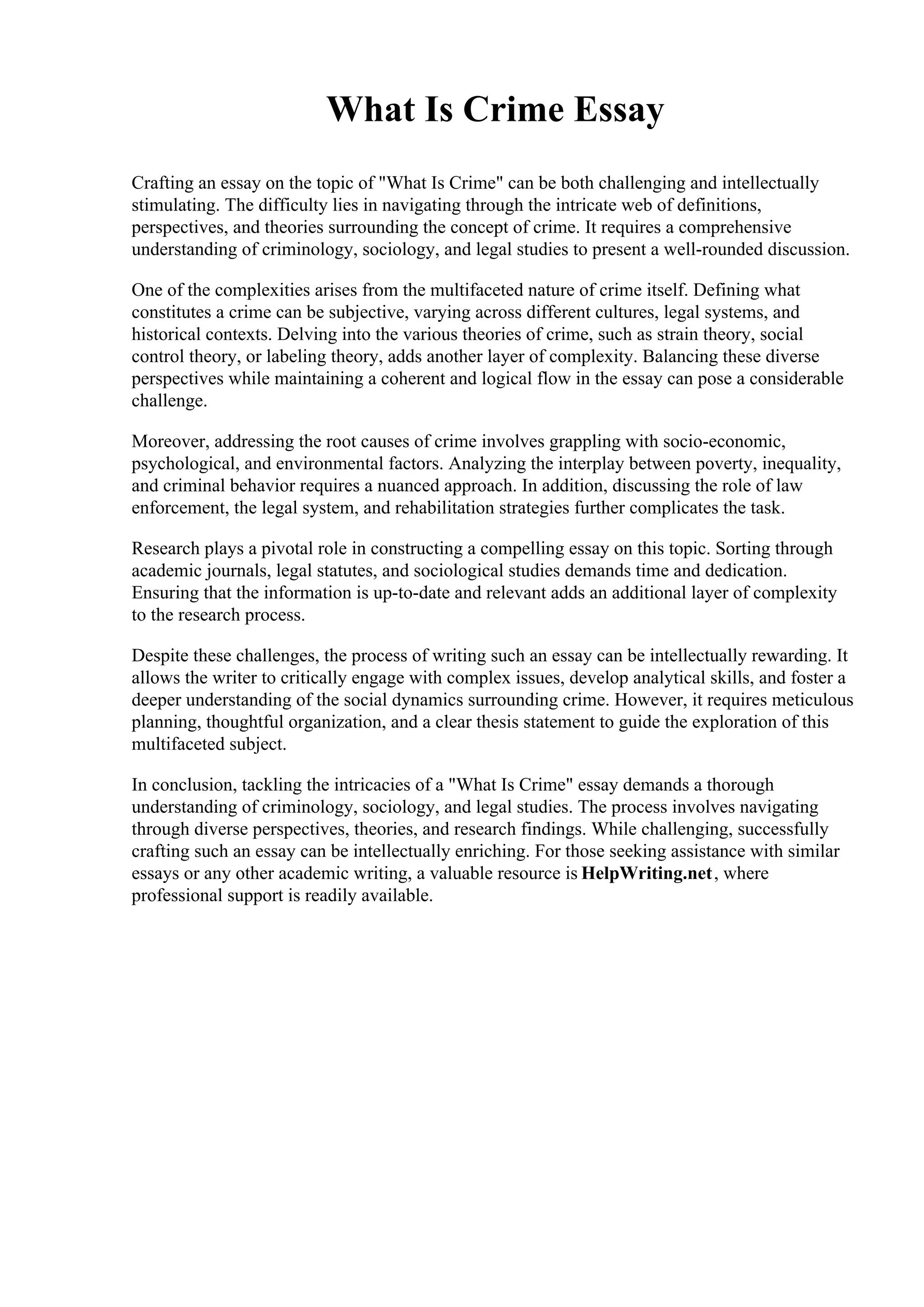 what-is-crime-essay-pdf