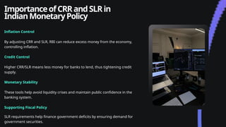 Slr Policy Rbi What is CRR SLR Lares Algotech Broker Company | PPTX