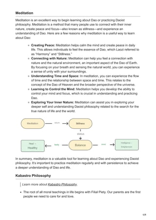 What is Dao - Tao Way or Path: the absolute principle underlying the ...