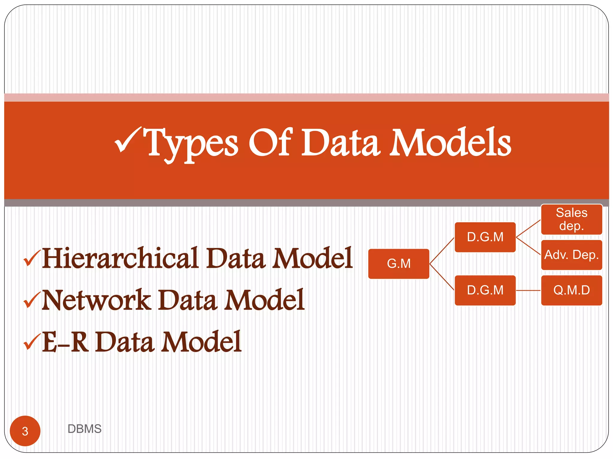 What is data model? And types. | PPTX