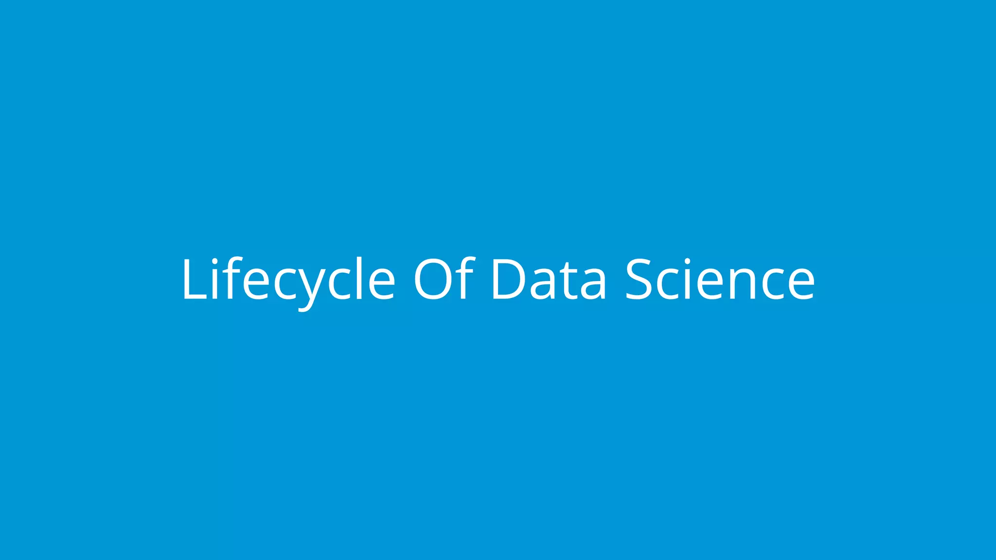 www.edureka.co/data-science
Edureka’s Data Science Certification Training
Lifecycle Of Data Science
 
