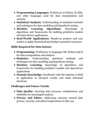 What is Data Science.pdf Data Science courses in Delhi. | PDF