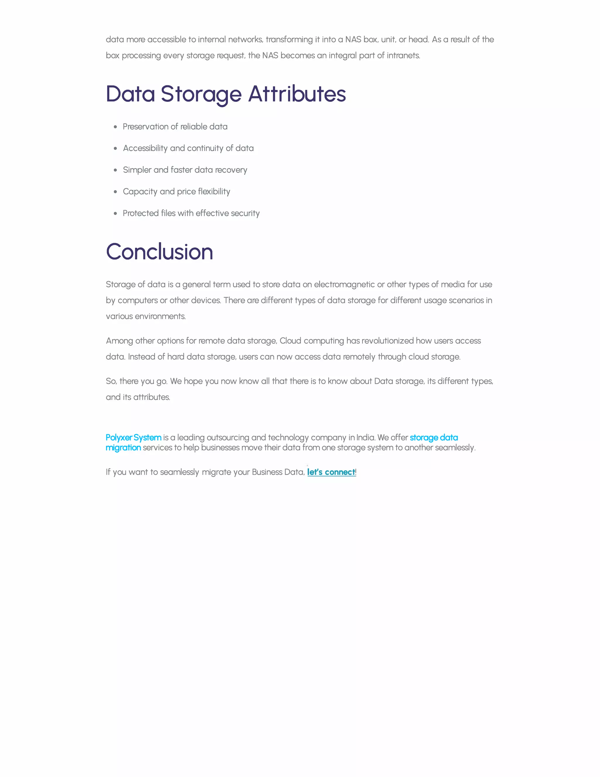 What Is Data Storage Different Types & Attributes Of Data Storage (1 ...