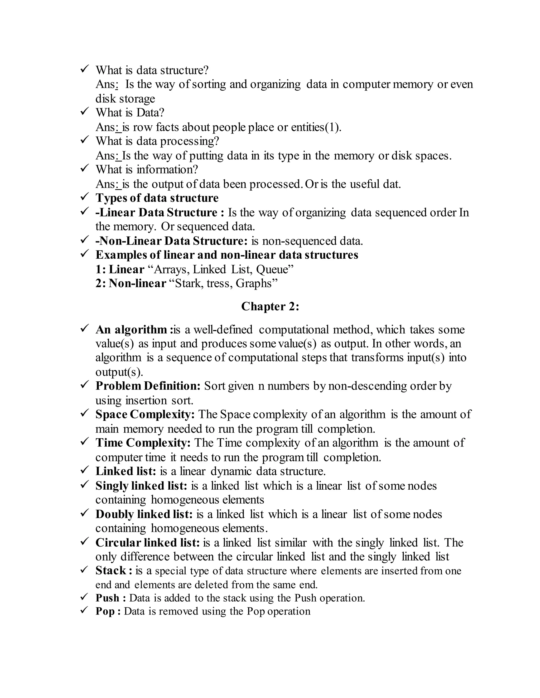 What is data structure | PDF