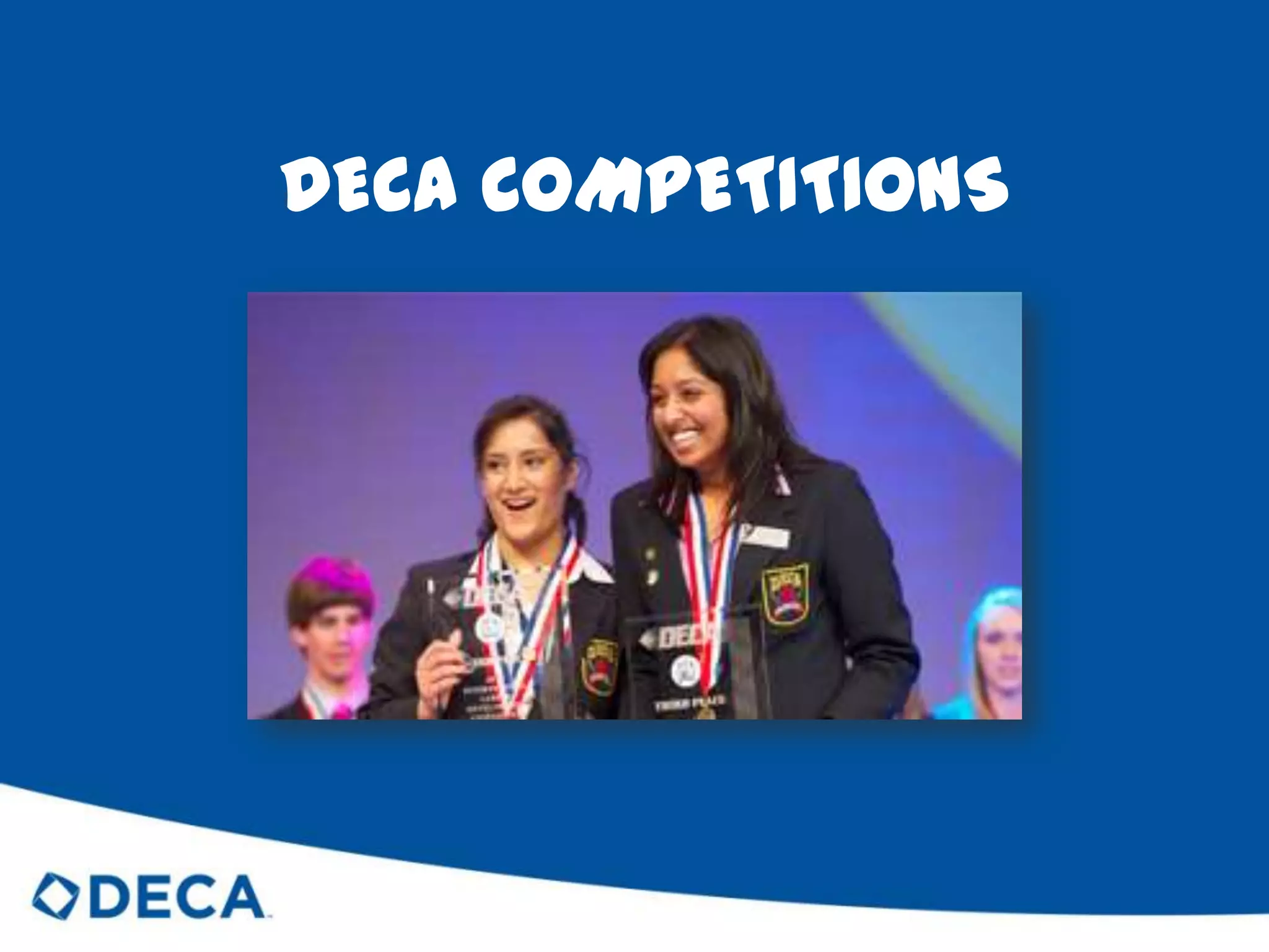 COMMUNITY ORIENTED“I raised thousands of dollars to help feed hungry people in third world countries – DECA taught me how to use my skills to aid worthy causes.”