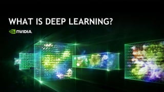 WHAT IS DEEP LEARNING?
 
