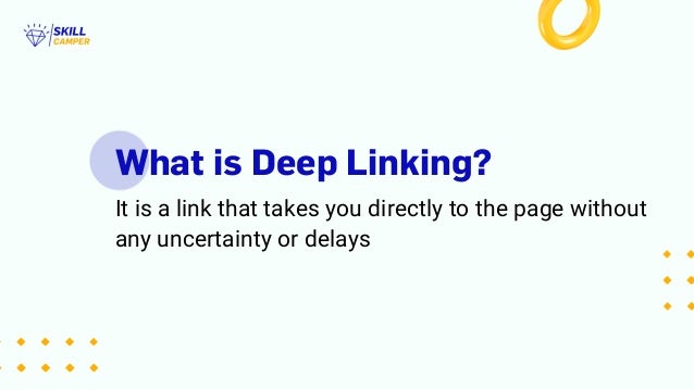 What is Deep Linking? | Digital Marketing | PDF