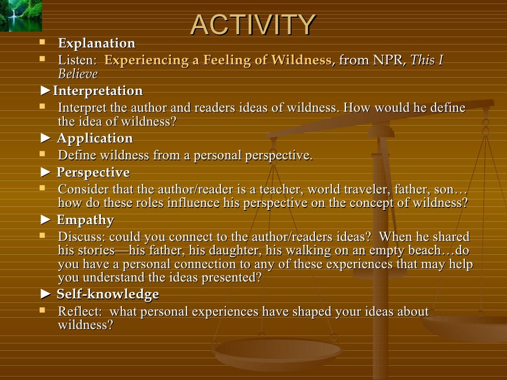 What Is Deep Understanding