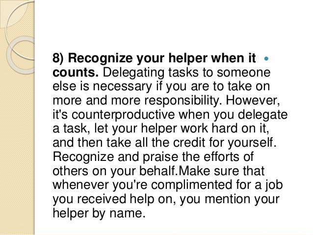 What Is Delegation