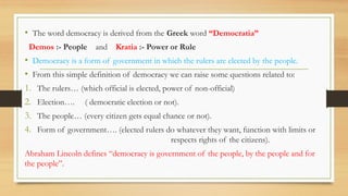 Democratic Ruler Image Understanding Democracy: Definition, Features, and Importance in Modern ...