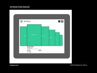 simpleia.com ©2018 Abdelrahman Osama
INTERACTION DESIGN
 