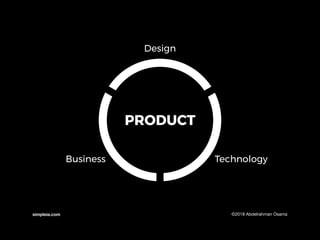 simpleia.com
Design
Business Technology
PRODUCT
©2018 Abdelrahman Osama
 