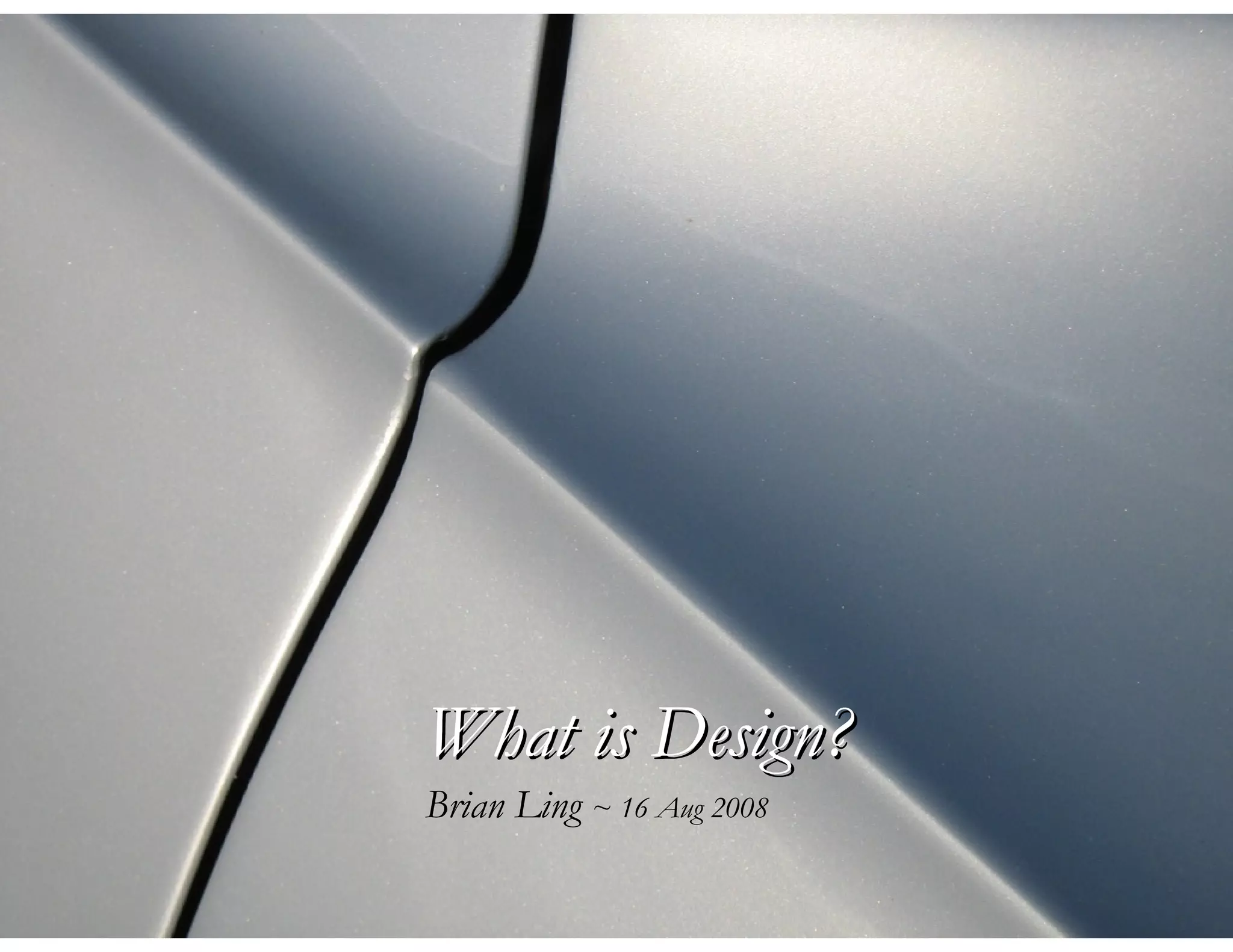 What is Design?