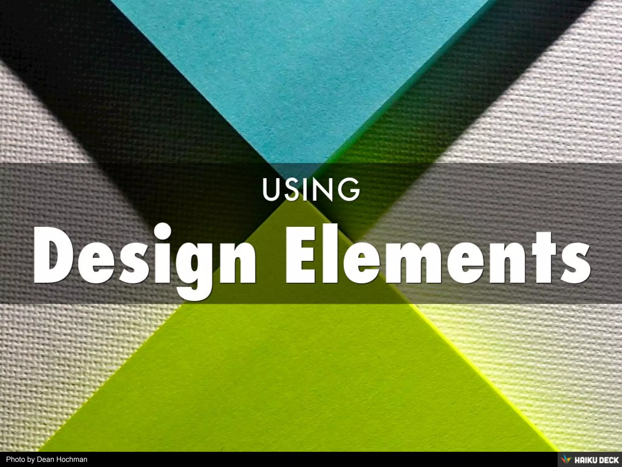 Photo by Dean Hochman