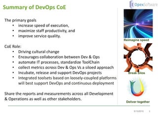 What is DevOps? What is DevOps CoE? | PPTX